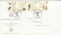 1996-01-25 Robert Burns Stamps London FDC (62503)