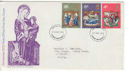 1970-11-25 Christmas Stamps Harrow FDC (64996)