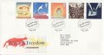 1995-05-02 Peace & Freedom Stamps Bureau FDC (67407)