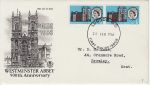 1966-02-28 Westminster Abbey Stamps Phos London FDC (69348)