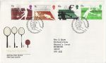 1977-01-12 Racket Sports Stamps Bureau FDC (70429)
