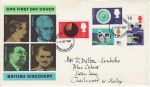 1967-09-19 British Discoveries Stamps Harrow FDC (72324)