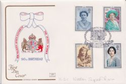 1990-08-02 Queen Mother 90th Clarence House SW1 FDC (92634)