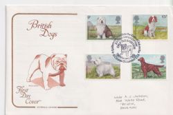 1979-02-07 British Dogs Stamps Crufts London EC4 FDC (92657)