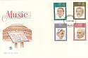 1980-09-10 Music Conductors Stamps Bristol FDI (10500)