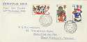 1968-11-25 Christmas Stamps Norfolk cds FDC (10797)