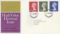 1970-06-17 High Value Definitive Stamps Windsor FDI (11145)