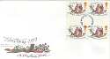1993-11-09 Christmas Stamps Gutters FDC (12633)