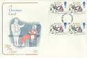 1993-11-09 Christmas Stamps Gutters FDC (12635)