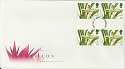 1993-03-16 Orchid Stamps Gutters FDC (12637)