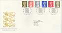 1993-10-26 Definitive Stamps Windsor FDC (12731)