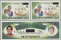1981 Montserrat Royal Wedding optd O.H.M.S. Sheetlet MNH (12800)
