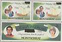 1981 Montserrat Royal Wedding Revalued Sheetlet MNH (12802)