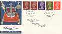 1969-08-27 Multi Value Coil Stamps FDC (13986)