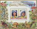 1985 Tuvalu Queen Mother Concorde M/S MNH (14145)