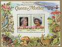 1985 Tuvalu Queen Mother Concorde M/S MNH (14147)