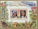 1985 Tuvalu Queen Mother Concorde M/S MNH (14174)
