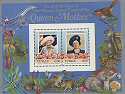 1985 Tuvalu Queen Mother Concorde M/S MNH (14208)