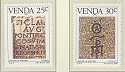 1986 Venda SG139/142 History of Writing Set MNH (14932)