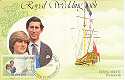 1981 St Vincent Royal Wedding / Yacht Card FDC (15264)