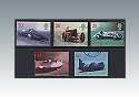1998-09-29 SG2059/63 Land Speed Cars Stamps Used Set
