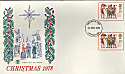 1978-11-22 Christmas Gutter Stamps FDC (15833)