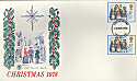 1978-11-22 Christmas Gutter Stamps FDC (15834)