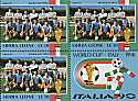 1990 Italia 90 Uraguay Team Miniature Sheet (16391)