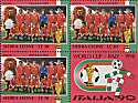 1990 Italia 90 Belgium Team Miniature Sheet (16392)