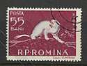 1957 Rumania Fauna Used Stamps (17239)