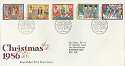 1986-11-18 Christmas Stamps Bureau FDC (17685)