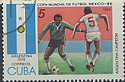 1985 Cuba World Cup Football Stamps (18397)
