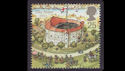 1995-08-08 SG1885 25p Shakespeare's Globe Stamp Used (23500)