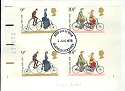 1978-08-02 Cycling Gutter Stamps FDC (21271)