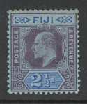 Fiji 2Â½d Purple & Blue on Blue MM (21380)