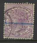 Natal Queen Victoria 6p Lilac F/Used (22007)
