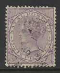 Natal Queen Victoria 6p Lilac CC Crown F/Used (22008)
