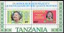 Tanzania 1985 Queen Mother 20+100/- Sheetlet MNH (22068)