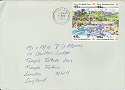 New Zealand 1992 Landscape stamps on cover (22370)