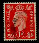 KGVI SG463 1d red Used (22581)