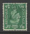 KGVI SG485 Â½d pale green Inverted Used (22596)