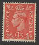 KGVI SG486 1d pale red Used (22605)