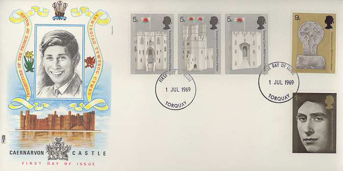 1969-07-01 Investiture Prince of Wales FDC (2570)