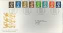 1988-08-23 Definitive Stamps WINDSOR FDC (25885)