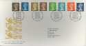 1988-08-23 Definitive Stamps BUREAU FDC (25912)