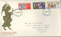 1969-11-26 Christmas Stamps LONDON FDI (25985)