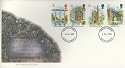 1989-07-04 Archaeology Stamps TAUNTON FDI (26034)