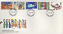 1981-11-18 Christmas Stamps TAUNTON FDI (26109)