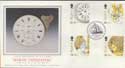 1993-02-16 Timekeepers GREENWICH London SE Silk FDC (28883)