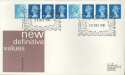1981-12-30 Definitive Coil Stamps WINDSOR FDC (29573)